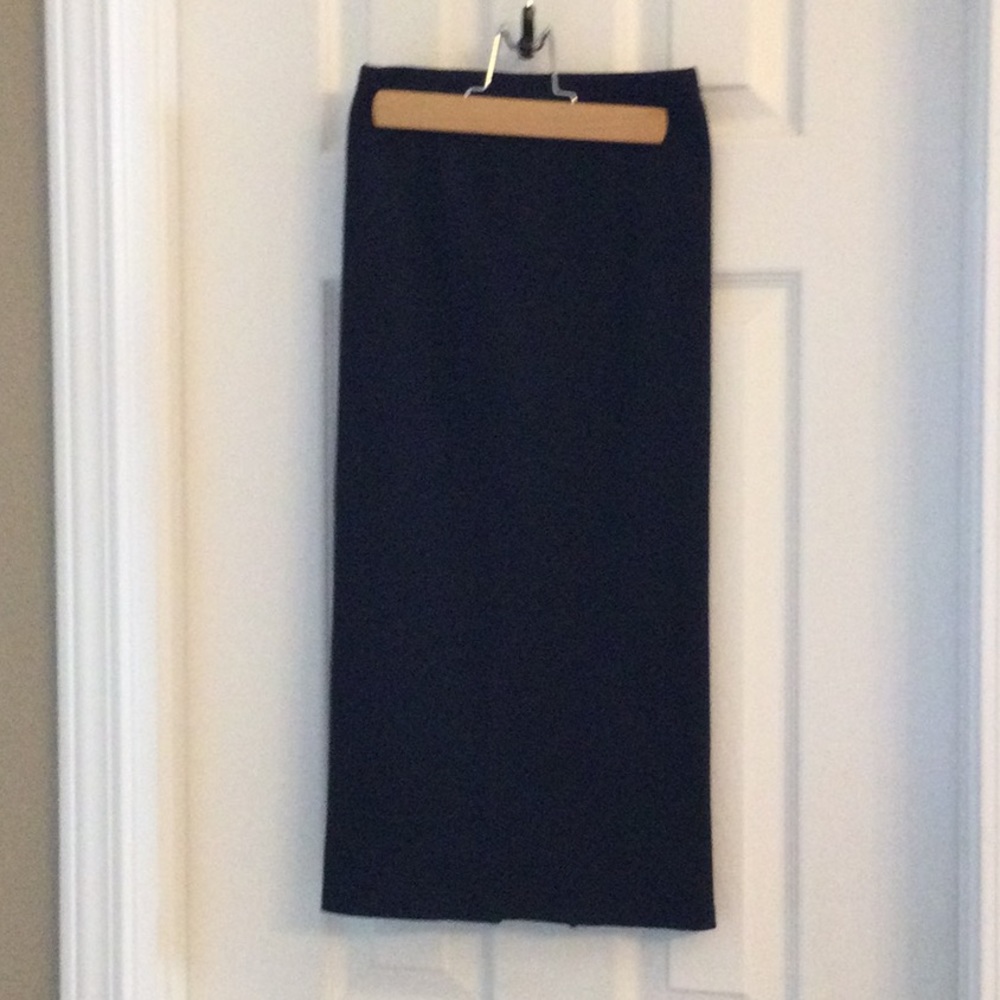 NWOT Knit Navy Pencil Skirt